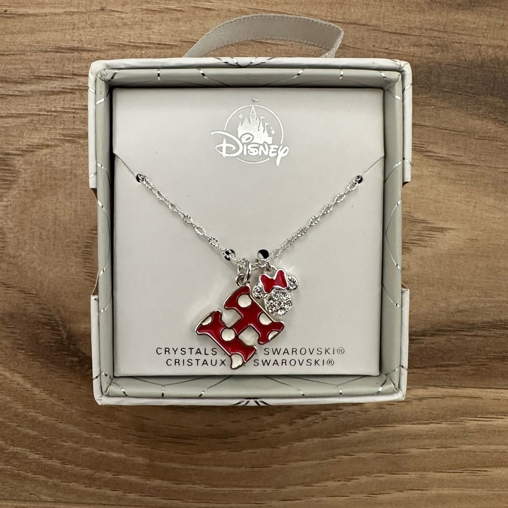 Disney Initial ‘H’ Swarovski Crystal Necklace
